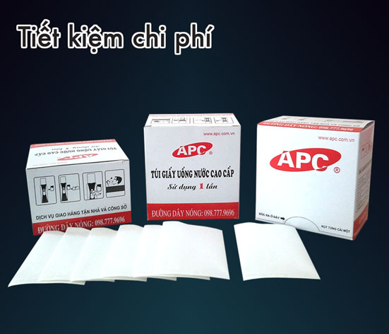 cốc giấy – ly giấy –  túi giấy uống nước APC